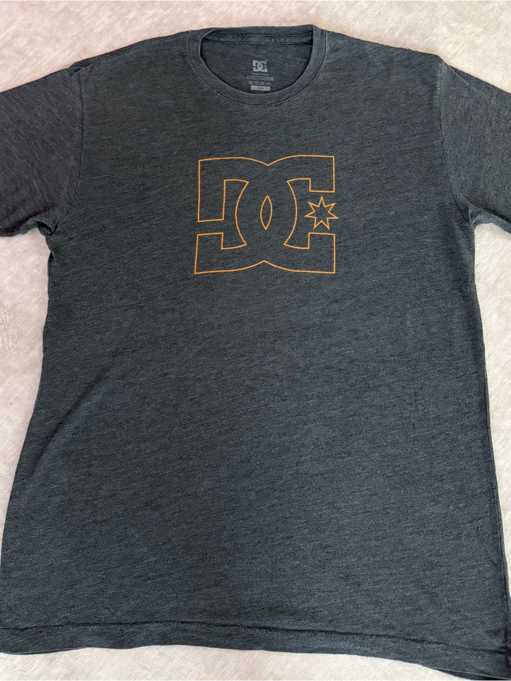 DC Black Graphic Logo Crew Neck Tee